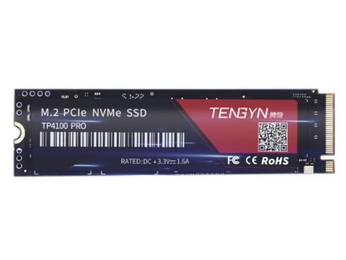 腾隐（TENGYIN）精选长江存储晶圆台式机笔记本SSD固态硬盘PCIe4.0 NVMe TP4100PRO 2TB 读 7500MB/S 写6700M
