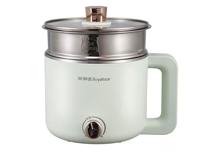 荣事达	电煮锅	RHG-MN15PL	额定功率：600W 额定容量：1.5L