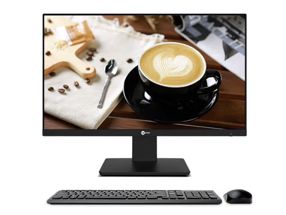 联想 来酷Lecoo AIO 酷2488-GY0 家用学生网课 23.8英寸一体机电脑  I5-12450H/8G/512G SSD/集显/无线键鼠/W