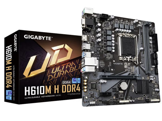 技嘉（GIGABYTE）H610M H DDR4主板