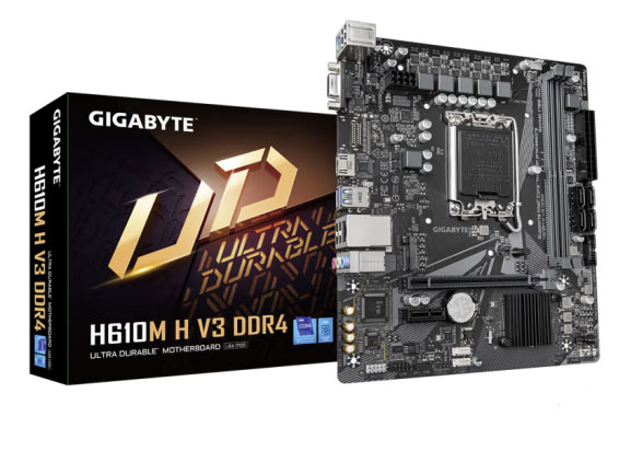 技嘉（GIGABYTE）电脑主板 技嘉H610M-H V3(VGA+HDMI)