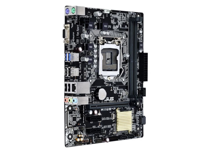华硕（ASUS） H110M-F DDR4台式机电脑 