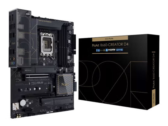 华硕（ASUS）ProArt B660-CREATOR D4创艺国度主板