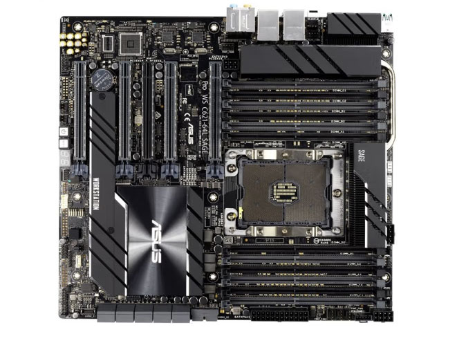 华硕（ASUS） WS C621单路  Pro WS C621-64L SAGE/10G