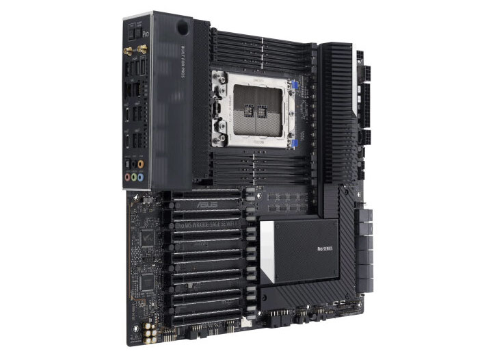  华硕电脑主板 电脑内部组件 Pro WS WRX80E-SAGE SE WiFi II