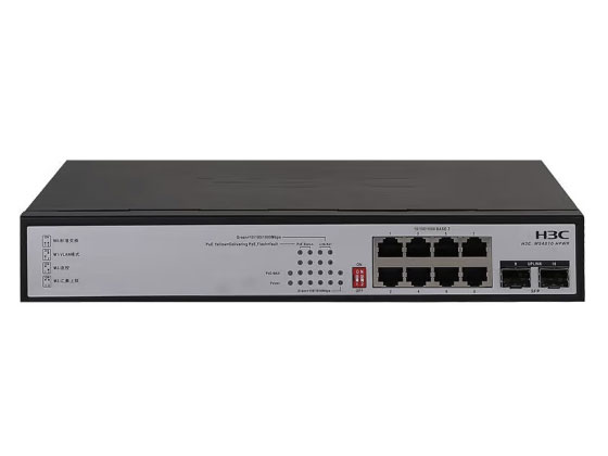 华三（ H3C） MS4010-HPWR 新一代MS安防以太网交换机主机 宽温防雷（8千兆电口+ 2千兆光口）