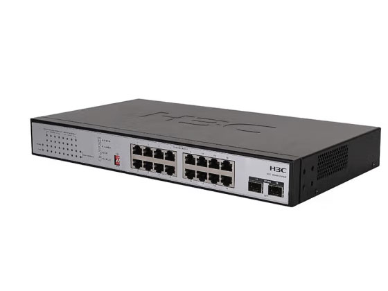 H3C华三 企业级千兆交换机MS4000-EI系列安防监控网路分线器防雷 MS4016P-HPWR-EI 16口poe