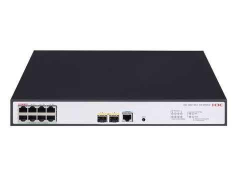 华三（H3C）MS4100V2-10P-HPWR-EI 以太网WEB 管理安防交换机（8千兆电口+2千兆光口）125W POE+供电