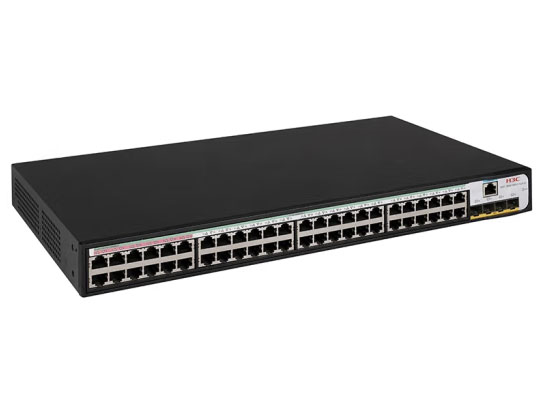 H3C新华三 MS4100V2-52P-PWR-EI 48口千兆  千兆安防监控Web网管交换机 