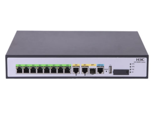 新华三（H3C)路由器MSR810-10-POE 企业级多WAN口10端口千兆PoE
