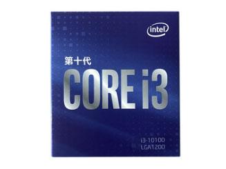 intel 英特尔 酷睿 i3-10100 CPU 3.6GHz 4核8线程