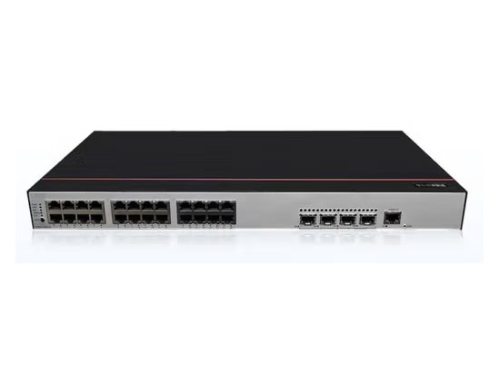 华为数通智选 S5735S-L24P4S-A2 交换机千兆24口POE供电上联4千兆光纤口企业级网络弱三层网管交换机