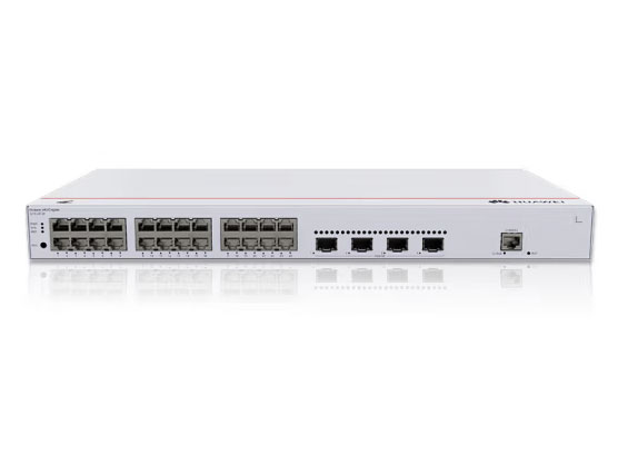 华为坤灵S310-24T4X万兆交换机24口千兆电口+4口万兆光纤口以太网络全网管弱三层汇聚核心企业级交换器