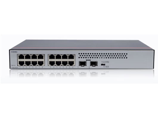 华为数通智选16口千兆交换机S1730S-L16T2S-A1 16口千兆电+2上行光口企业级网线分线器集线器中小企业