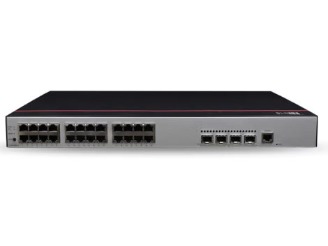 华为数通智选S1730S-S24T4S-A1企业级交换机24口千兆电+4口千兆光中小企业园区非POE款风扇散热Web网管