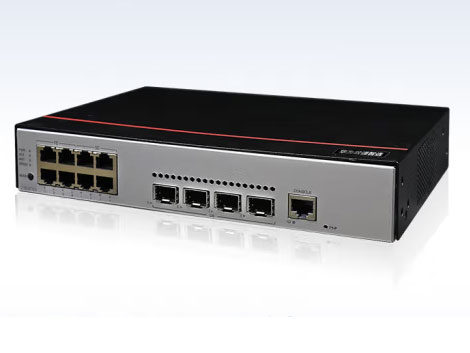 华为数通智选 S2730S-S8FT4S-A 4口百兆以太网电口+4千兆光口企业级网络Web管理8口千百兆组合接入交换机