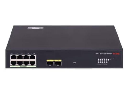 H3C华三 MS4100-10P-LI轻管理工业级安防监控交换机（8千兆电+2千兆光）