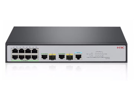 华三（H3C）S2610V2 8口百兆电+2千兆光纤口二层网管企业级网络交换机