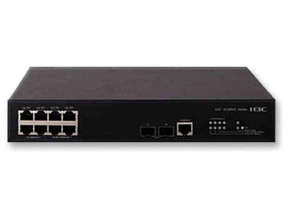 华三（H3C） LS-3100V3-10TP-SI 8口千百兆组合三层网管企业交换机