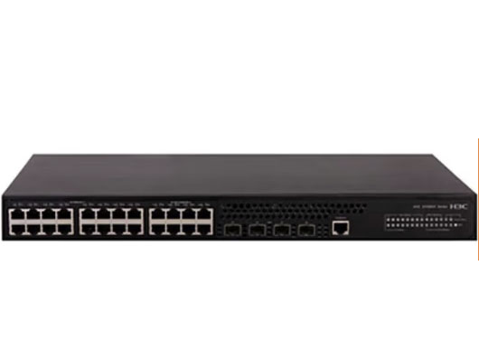 华三H3C 24口 二层网管千百兆混合企业级交换机 S3100V3-28TP-EI 24口百兆千兆 