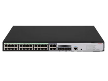 华三（H3C）S5110V2-28P-SI  企业级三层网管型核心汇聚千兆堆叠交换机 