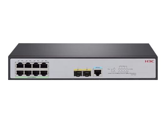 华三（H3C） S5120V3-10P-LI 8口千兆电2千兆光口 企业级三层网管以太网交换机 桌面式无噪音 交换器网络分线器