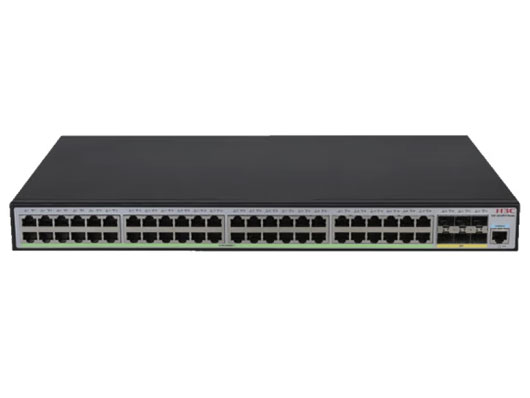 华三（H3C）全千兆企业级弱三层核心网管交换机POE S5120V3-54S-EI 48千兆电4万兆