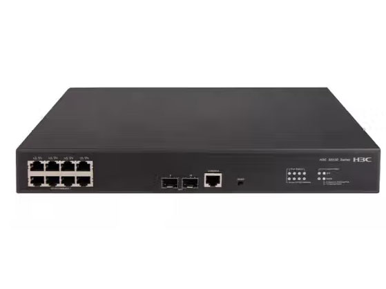 新华三H3C S5130S-10P-HPWR-EI 8个千兆电口2个千兆光口POE供电管理交换机