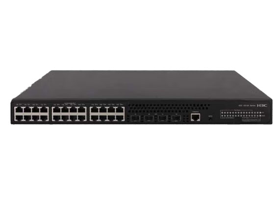 新华三H3C S5130S-28S-PWR-EI企业级万兆交换机28端口（24千兆电口+4万兆光口）高性能盒式POE供电170W