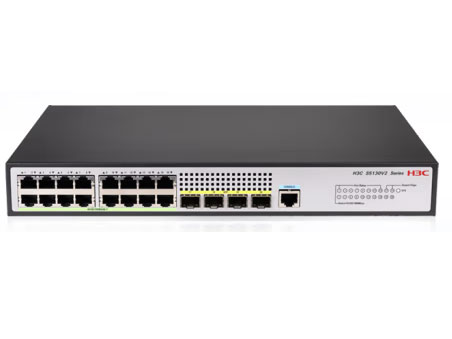 华三（H3C）S5130V2-20P-LI 16口千兆电+4口千兆光全管理弱三层交换机 命令行/低噪音