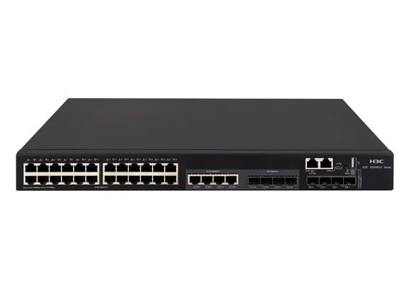 华三（H3C）S5500V2-34S-EI 三层核心企业网交换机可扩展万兆上行  28千兆电2个40G