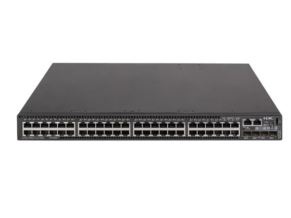 华三（H3C）S5500V2-52C-EI三层核心企业网交换机可扩展万兆上行  48千兆电4万兆光