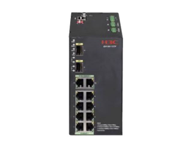 华三(H3C）IE4100-12TP-PWR-LI 千兆光纤工业级交换机导轨式工业交换机4光2电 