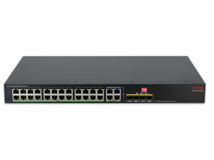 华三（H3C）IE4120U-28TP-H1  机架式无管理工业以太网交换机 无风扇散热 专业防雷（24百兆电口+4千兆光电复用口)