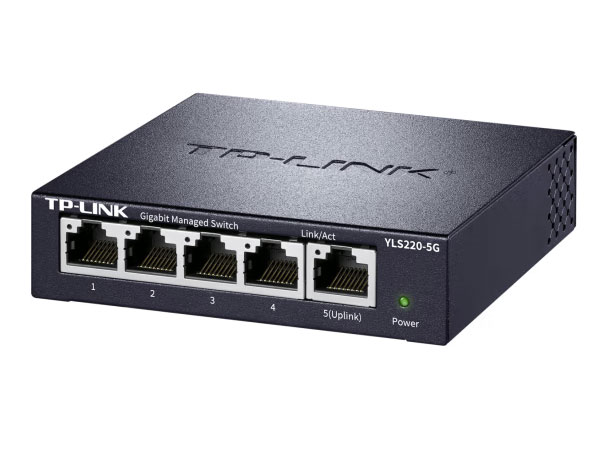 TP-LINK域联云交换  YLS220-5G 全千兆云管理交换机 企业监控网络网线分线器分流器 5口千兆 