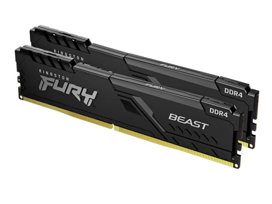 金士顿（Kingston）FURY 16GB DDR4 3200 C16 台式机内存条 Beast野兽系列 骇客神条