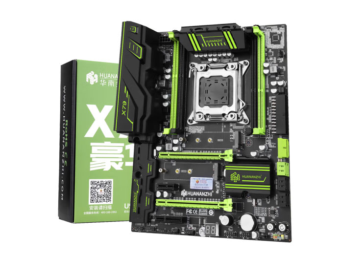 华南X79-豪华（大板真芯片4通道，支持DDR3）质保3年