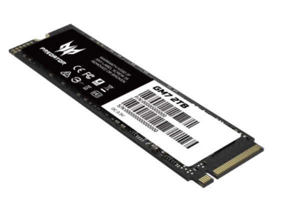 宏碁掠夺者 GM7（2TB）系列 NVMe PCIe 4.0