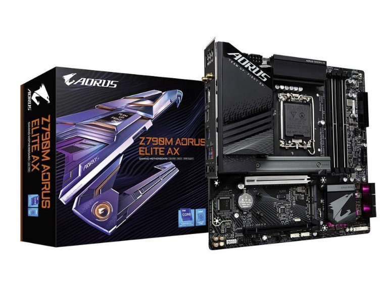 技嘉主板/Z790M AORUS ELITE AX（D5 WIFI HDMI+DP+type-c+3*M.2 ARGB）