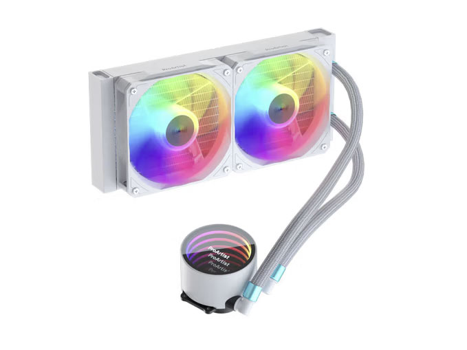 雅浚CPU水冷/ECONOMIC AIO3 WHITE（白 240水冷）