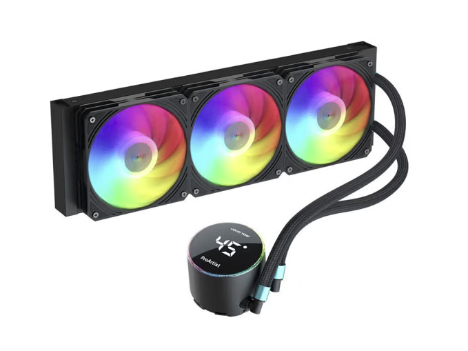 雅浚CPU水冷/ECONOMIC AIO5（黑 360水冷）