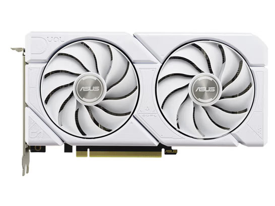 华硕 DUAL-RTX4060-O8G-WHITE 白色雪豹双扇 