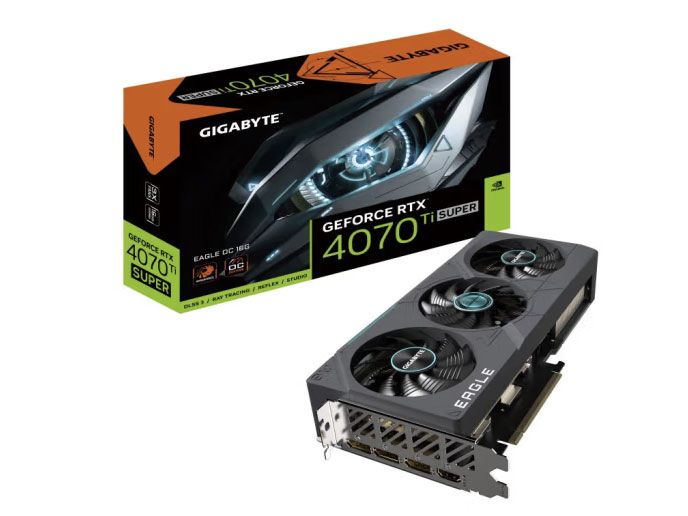 技嘉（GIGABYTE）RTX 4070Ti Super 16G显卡 4K电竞光追3A黑神话悟空游戏AI绘图设计学习电脑独显 【猎鹰】4070Ti S EAGLE OC 16G