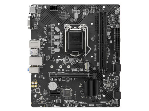 微星H510M-B   10代 VGA +HDMI M.2 支持WIN7