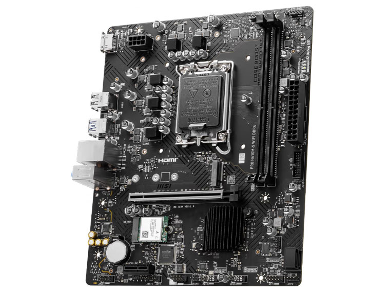 微星（MSI） H610M DDR4 台式机电脑主板  ?HDMI+M.2