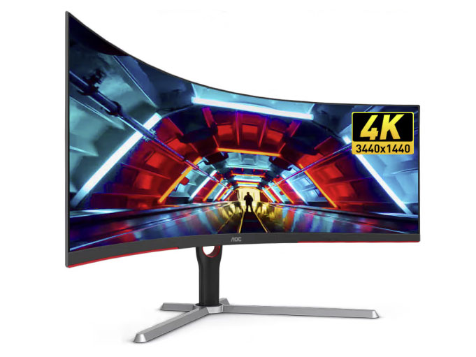 AOC CU34G3S  4K165HZ曲HDMI*2+DP*2+音频输出 窄边框? DP线? 支持壁挂 支持PBP/PIP	