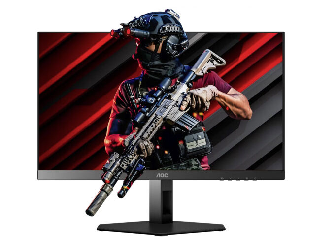 AOC 24G4新品   180HZ直 IPSHDMI +DP? 旋转升降 DP线 支持壁挂HDR10 低蓝光	