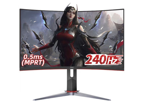 A0C C27G2Z  240HZ 曲VA HDMI*2+DP+音频输出 窄边框 DP线? 旋转升降 支持壁挂 Adaptive-Sync同步技术	