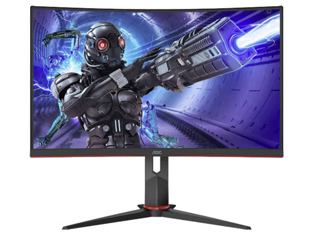 AOC C32G2ZE   240Hz曲 VA HDMI*2+DP+音频输出 窄边框 DP线?? 支持壁挂 AMD FreeSync Premium技术	