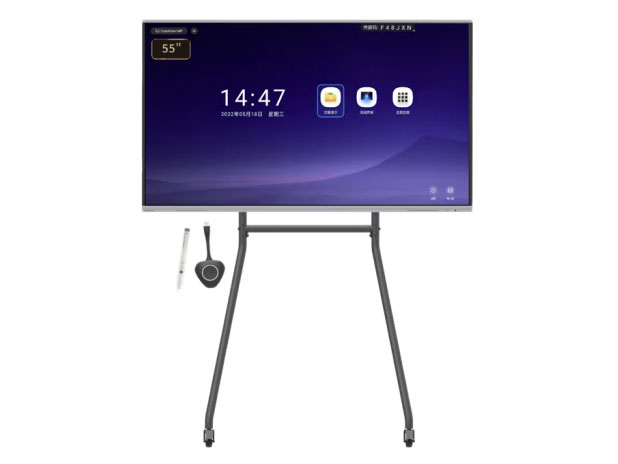 GOODVIEW会议一体机/S6款LF55GA/55寸/内置安卓系统11.0/4G+32G内存/4K 高清/智能笔·传屏器·移动支架